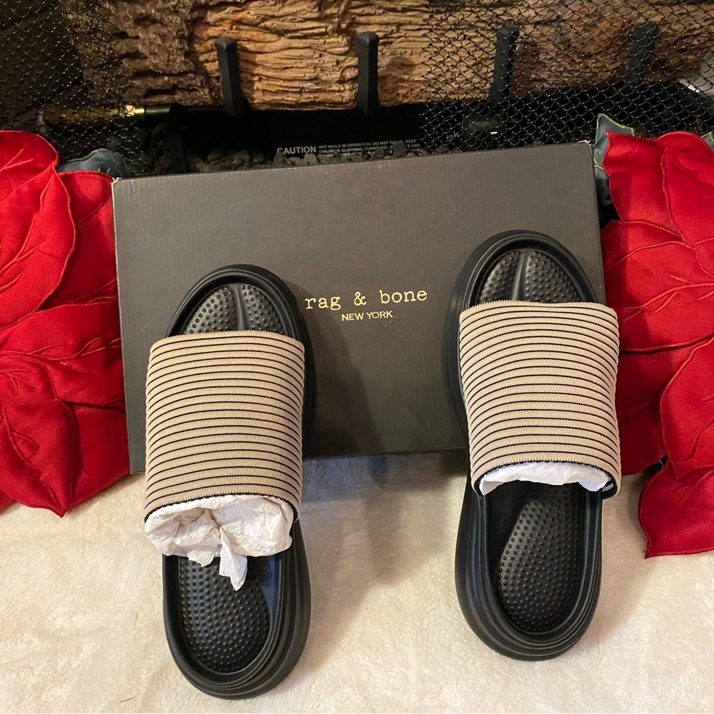 ✨NEW✨Rag & bone Brixley Knit Slide Sandal